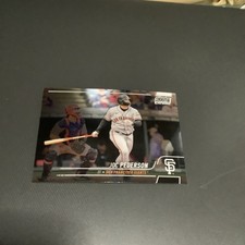 2022 Topps Stadium Club Chrome - Joc Pederson Base #77 - San Francisco Giants