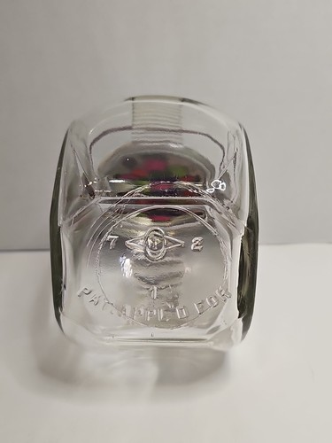 Vintage Owens Corning Kipp Schräg Winkelglas Dose Art Deco 30er Jahre - Bild 11 von 15