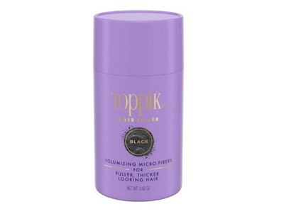 Toppik Hair Filler BLACK Volumizing Micro Fibers Fuller Thicker 0.42oz Brand New