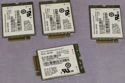 Lot of 4 Sierra Wireless AirPrime Qualcomm 4G LTE WWAN Card  