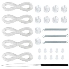 NOVINO RV Blinds Repair Kit for Camper Window, Pleated RV Shade Repair Kit, C...