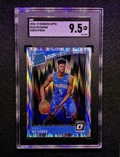 2018-19 Panini Donruss Optic Mo Bamba Rated Rookie Shock Prizm #160 SGC MINT 9.5