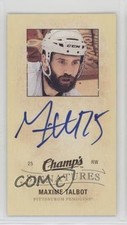 2009-10 Upper Deck Champ's Mini Signatures Maxime Talbot #CS-MT Auto a6i