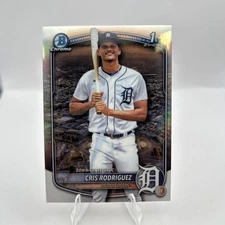 2025 Bowman Chrome Cris Rodriguez International image variation Refractor SSP 