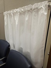 White Kitchen Tier Curtains 2 Packs 30x36 Semi Light Filtering Window Panels Set