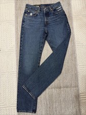 Levi  s 501 Original High Rise Straight Leg Jeans Women  s Size 27x32 Blue New