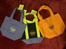 (NEW) Hot Limited Trader Joe's Mini Halloween Canvas Tote Bag Set of 3