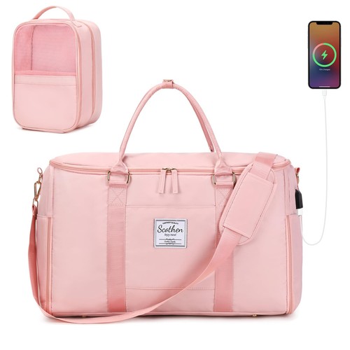 Carry On Garment Bag,Large Nylon Duffle Bag for Women,Waterproof Garment Bags...
