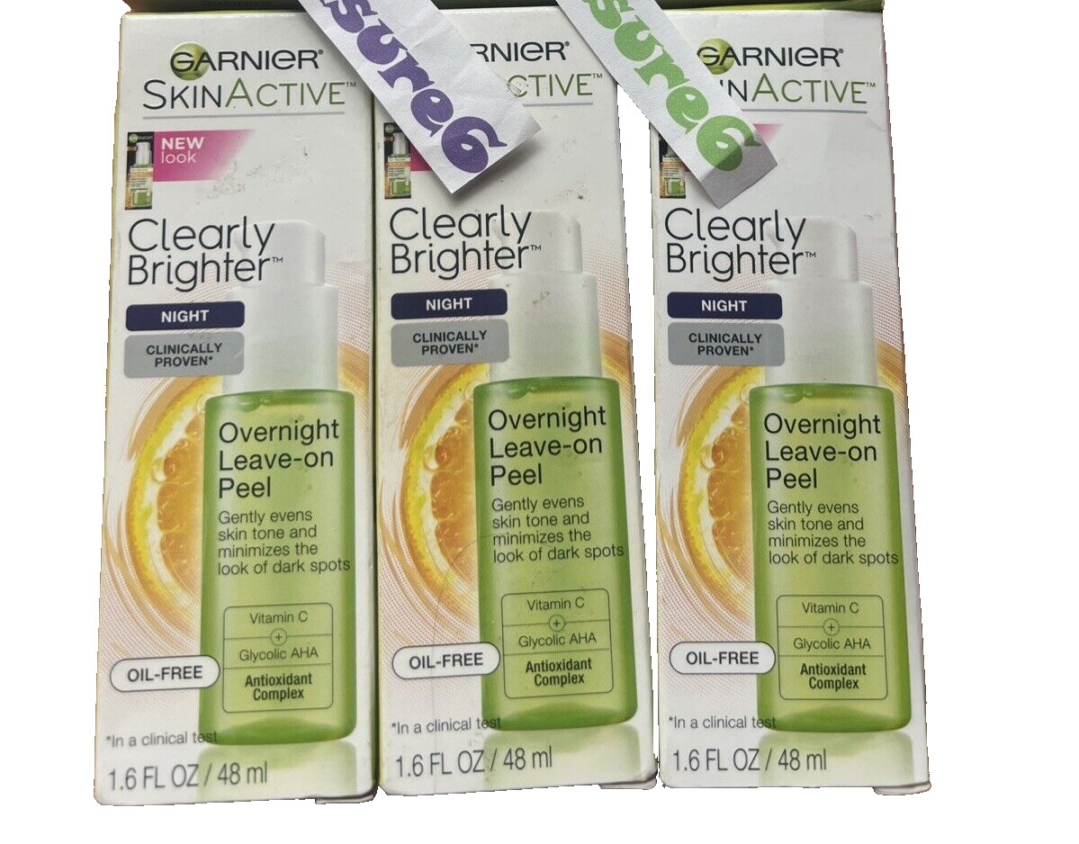 3 Garnier SkinActive Clearly Brighter Overnight Leave-on Pee