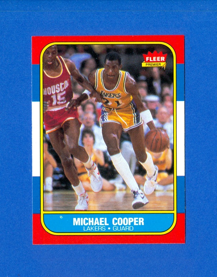 1986/1987 Fleer Basketball #17 Michael Cooper '86 RC Rookie Card NM/MT Condition