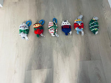 Lot of 6 Mini Plush Cats Pickles Gently Used Stuffed Animals