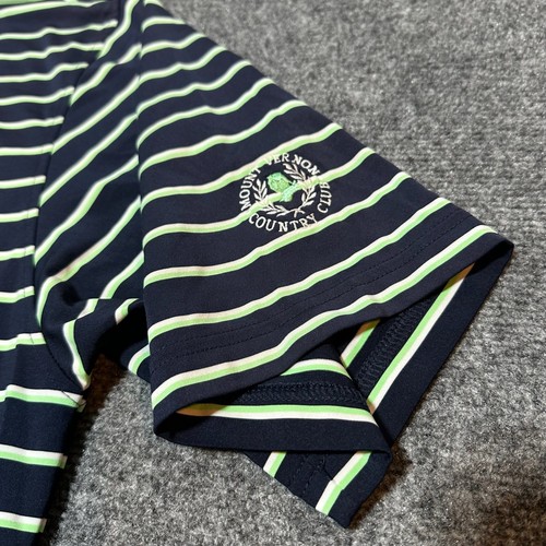 NEW Foot Joy Polo Shirt Mens Extra Large Striped Collar Mount Vernon Country Clu - Picture 11 of 12