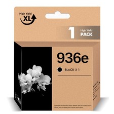 Compatible with 936e Black Ink Cartridges for HP OfficeJet Pro 9110b 9135e 9125e