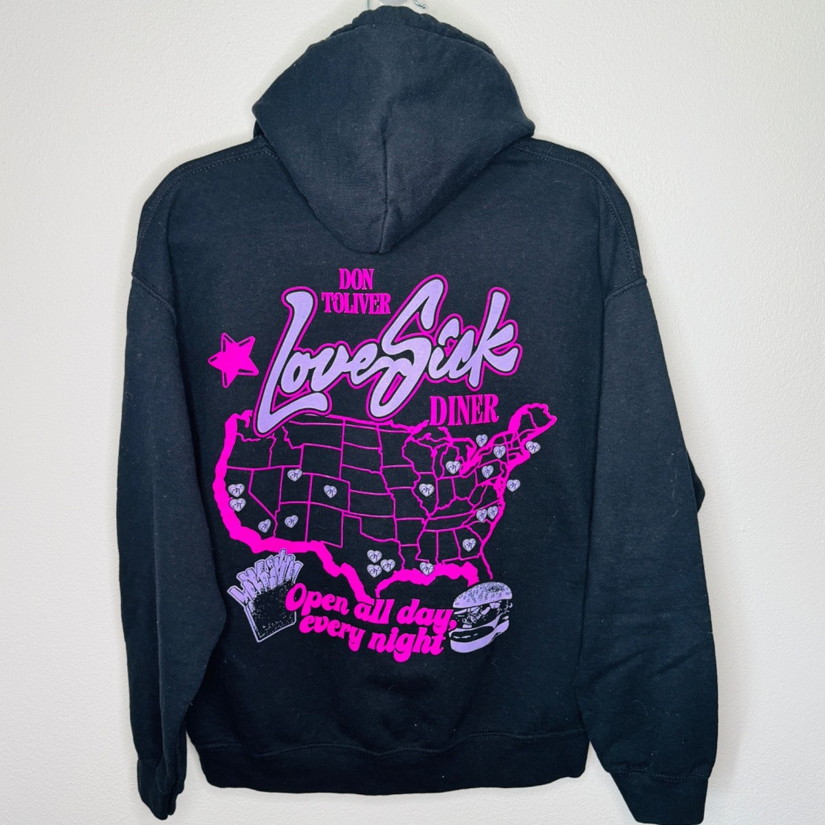 Don Toliver Love Sick Tour Concert Hoodie Rap R&B Houston Texas