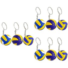 3 Pieces Schl&uuml;&uuml;sselanh&auml;nger Volleyball Taschen Sport-Schl&uuml;sselanh&auml;nger