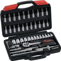 Now SteckschlüSselsatz 45 Teilig 1/4 Zoll SW 4-14Mm ZäHne 72 6-Kant