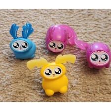 Moose Toys Magic Mixies Mixlings Figures Lot of 4 Blue Yellow Purple Collectible