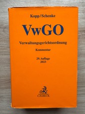 Kopp/Schenke, VwGO Kommentar, 29. Auflage, 20...
