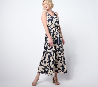 NIC+ZOE Bianca Dress with Tie Water Lilies 2X New | eBay