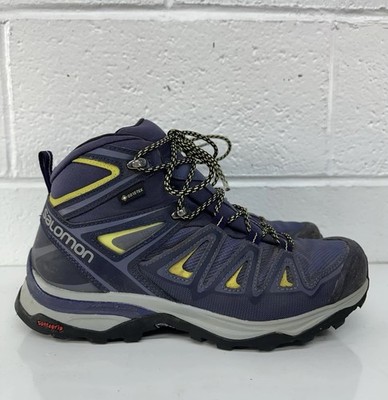 Salomon X Ultra 3 Mid GTX Shoes Womens Size 9.5 Blue Gore  display picture 2
