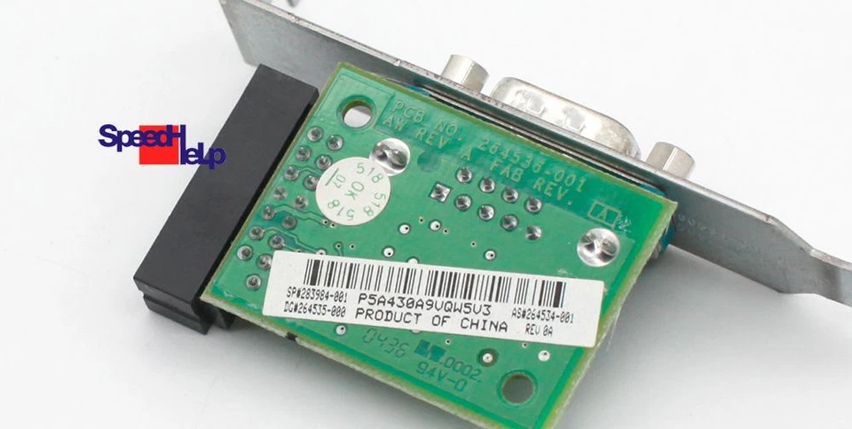 Compaq HP Seriale RS-232 Carta Card Serial Com Porta 264536 283984 264534 264535 - Immagine 3 di 4