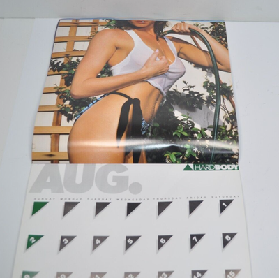 Vintage - HARD BODY 12" X 12" 80's Workout WALL CALENDAR 1987 | eBay