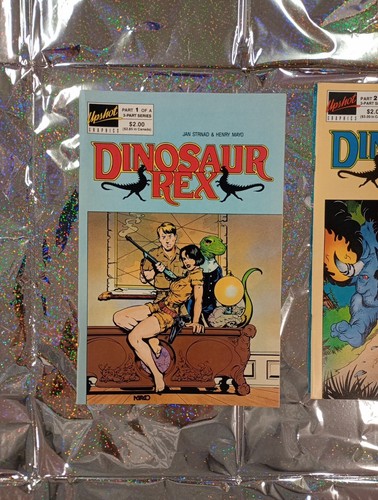 DINOSAUR REX Upshot Comic #s 1-3 + Signed Plate  Mayo Fujijtake Rare - Picture 2 of 19