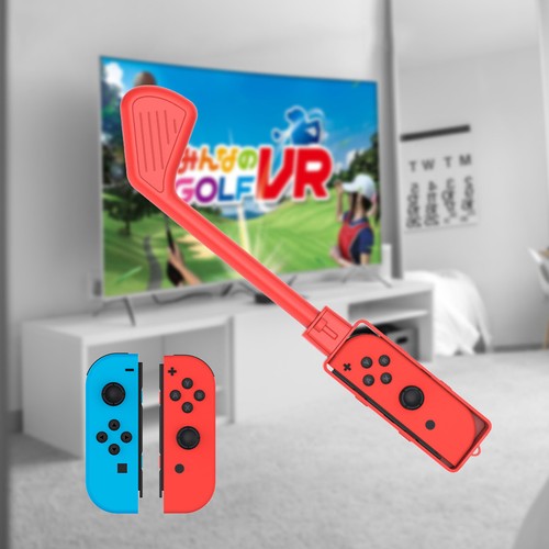 For Switch Joycon Mario Golf Super Rush Game Console Golf Game Handle Hand Grip - Picture 6 of 14