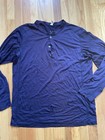 Ibex Thrashed Wool Henley Xl Usa Baselayer Ski