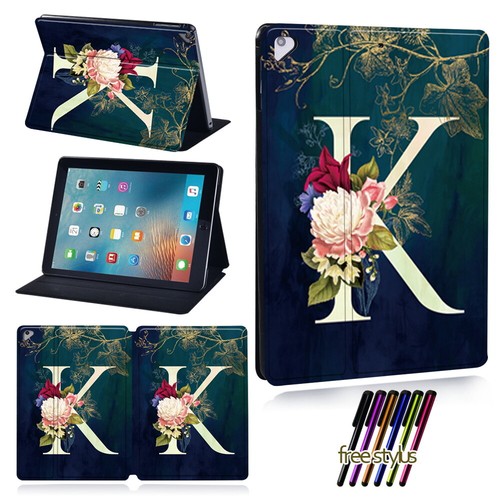 Funda de cuero PU iniciales para Apple iPad 23456789 10 11ª generación A16 2025 + bolígrafo - Imagen 19 de 34