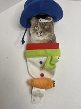Target Snowman Dress Up Costume Cat Kitten Holiday Xmas Winter Pet Outfit