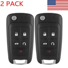 2x Remote Key Fob Case Shell Replacement For Chevrolet Equinox Camaro Cruze New 2x Remote Key Fob Case Shell Replacement For Chevrolet Equinox Camaro Cruze New