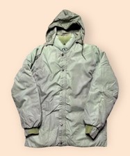 Vintage 1970s Pioneer Ski Wear Jacket Green Puffer Distressed Large Vtg 70s
