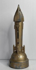 Satellite Mechanical Bank Spring Action Rocket Spaceship Duro Mold M.F.G INC.