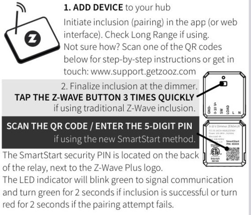 Z-Wave Dimmer 0-10V Zooz 700 Series S2 DIY Smart! Use Home Assistant HomeSeer - Picture 6 of 7