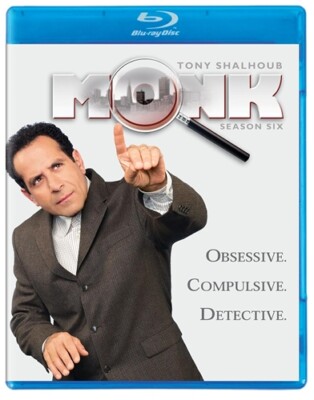 MONK TV SERIES COMPLETE SEASON SIX New Sealed Blu-ray - Main Image