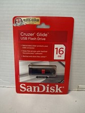 SanDisk Cruzer Glide USB 2.0 16GB Flash Drive Memory