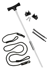 Stick It Anchor Pins 2 Pc 10' White Anchor Pin with Tube Connector and Lanyards