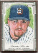 2019 Topps Transcendent TREVOR HOFFMAN Reproduction Sketch 27/100 Padres FFR-THO