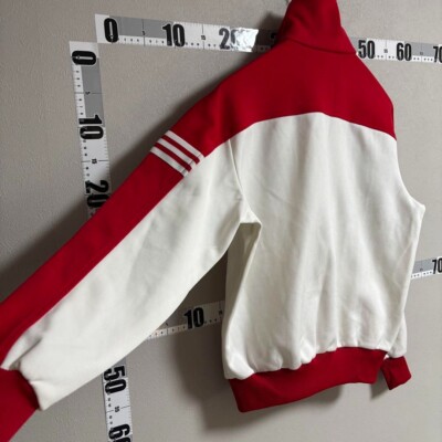 Adidas 80s West German Track Jacket Trefoil Red White Trefoil