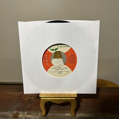 Lobo It Sure Took A Long, Long Time/Running Deer Vinyl 7  45 First Press EX 