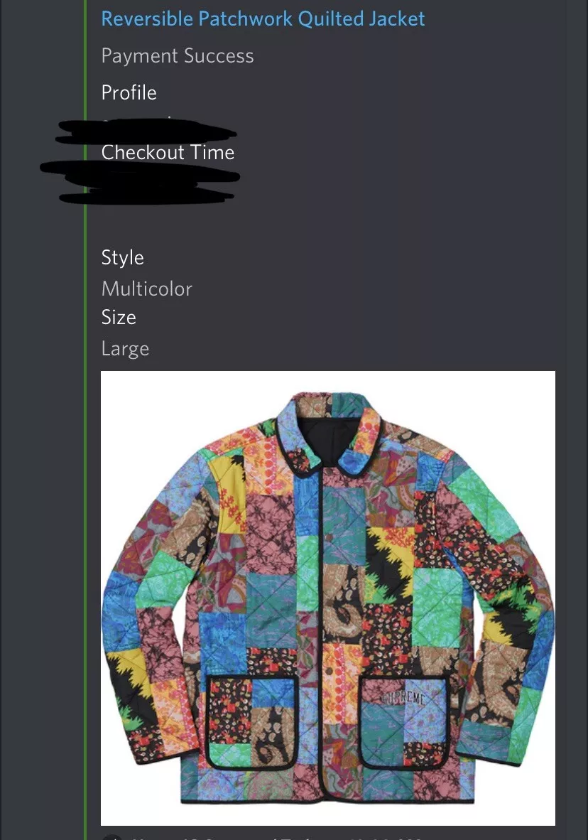 supreme Reversi Patchwork Quilted Jacket