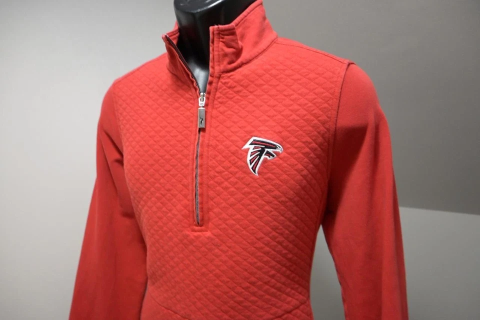 Tommy Bahama Golf 1/4 Cremallera Suéter Chaqueta Atlanta Falcons Mujer Grande Foto 3 de 4