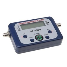 Digital Satellite Signal Meter Finder Dish with Compass Buzzer LCD FTA