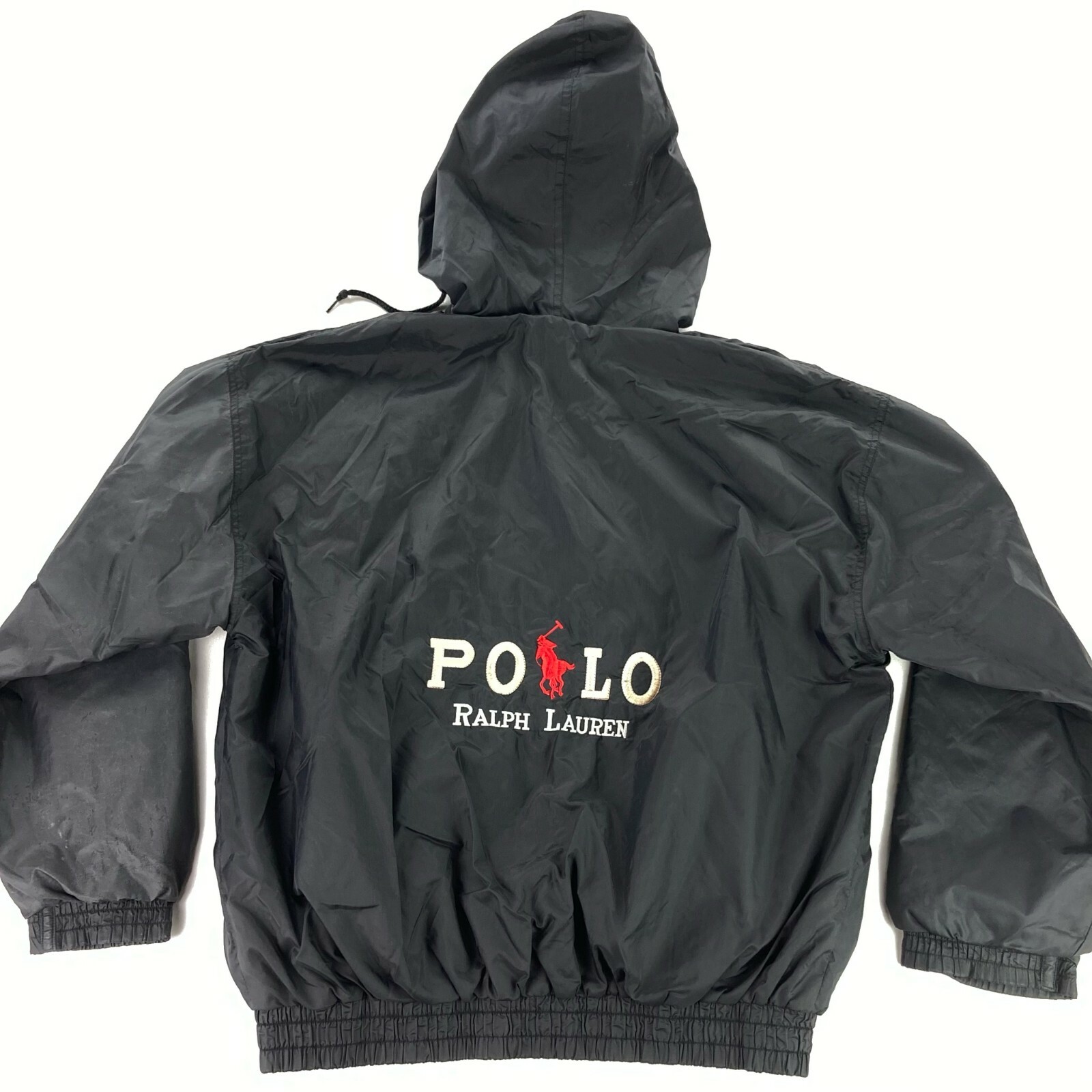 Giacca a vento vintage Polo Ralph Lauren uomo RARA ricamata Big Pony • XL