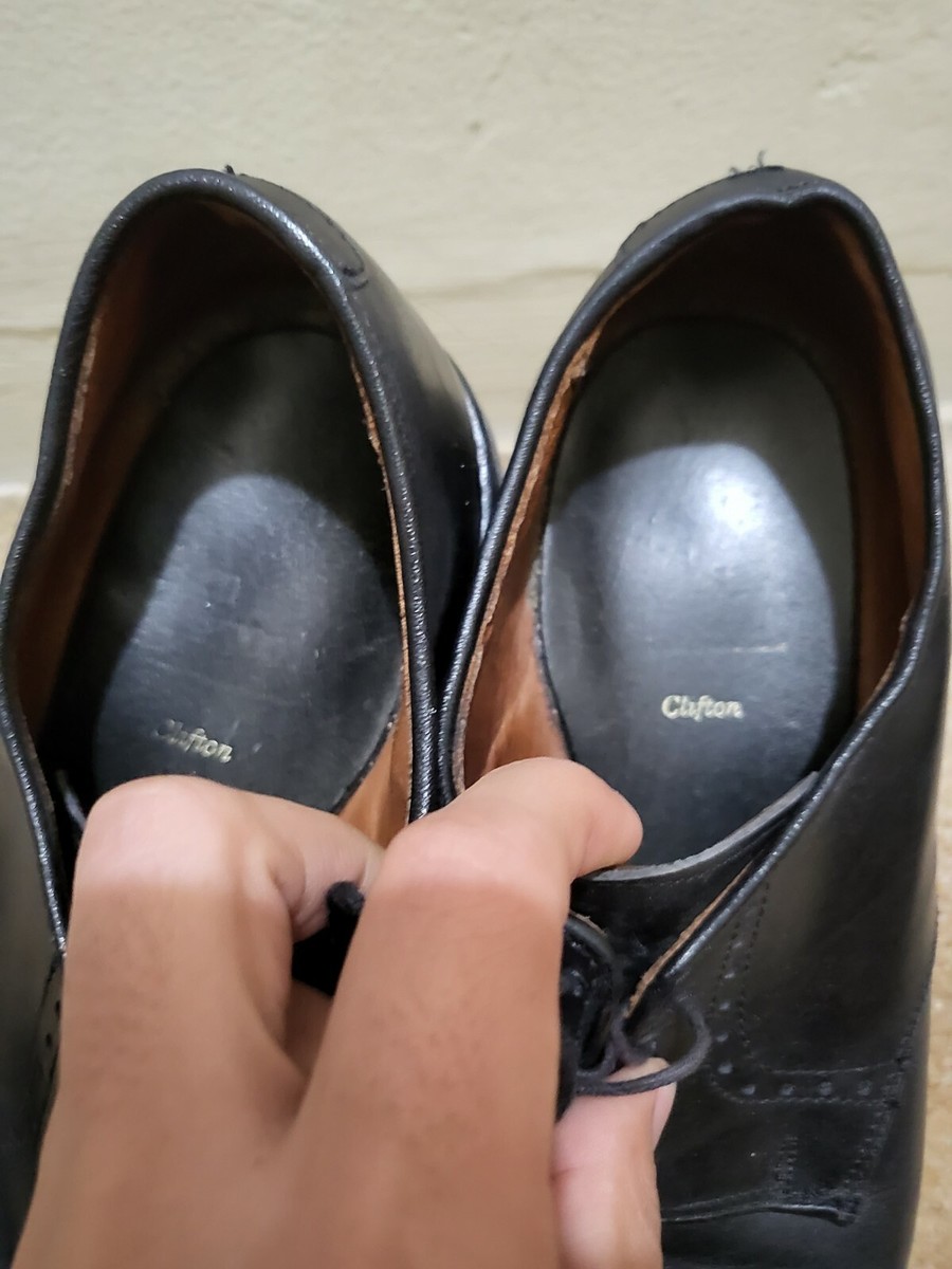 Allen Edmonds Clifton 3308 Black Leather Cap Toe Oxford Allen Edmonds Clifton 3308 Black Leather Cap Toe Oxford