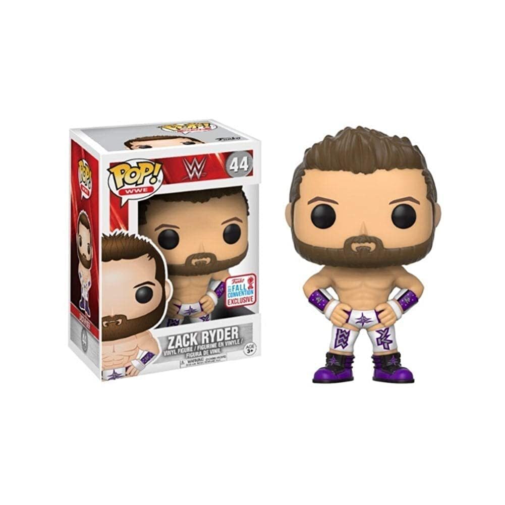 Funko Pop! Wwe - Figura De Vinilo De Zack Ryder #44 2017 Exclusiva De La Convención De Otoño