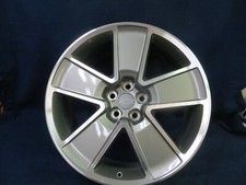 Chevy Camaro 2013-2014 21 5 Spoke Machined Gray Alloy Wheel - 1 - 5585 Rear