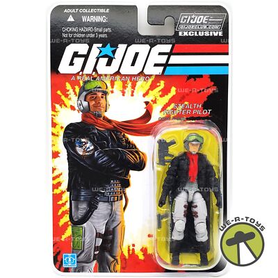 Joe Stealth Fighter Pilot Exclusive Action Figure 2017 Hasbro NRFP 