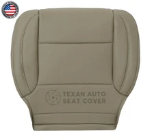 2015, 2016 GMC SIERRA 1500 SLT Driver Bottom synthetic Leather Seat Cover Tan